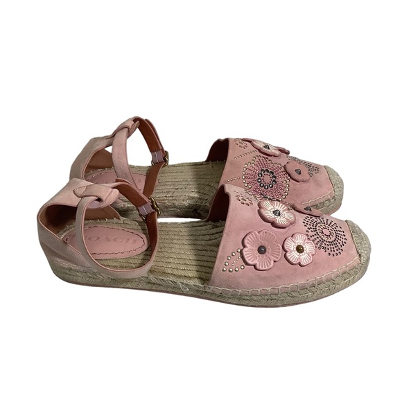 Coach Shoes - Coach 3D Floral Ankle Strap Astor Sandal in Peony G2054